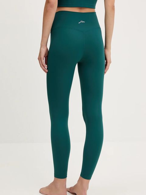 Joy in me legginsy do jogi Oneness Ease kolor zielony gładkie Oneness Ease 7/8