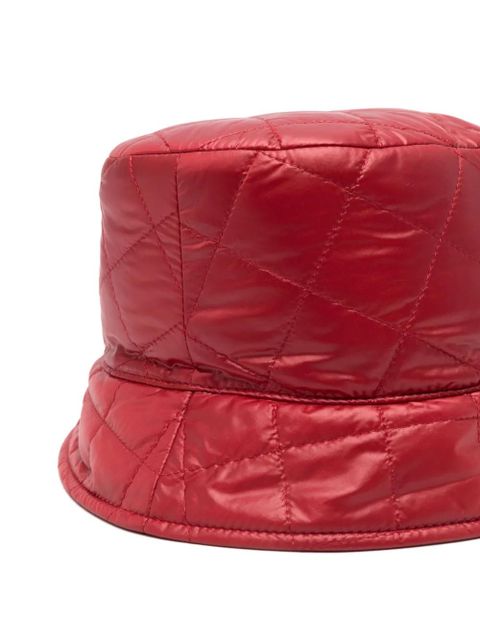Moncler quilted bucket hat - Red - zdjęcie produktu nr 2