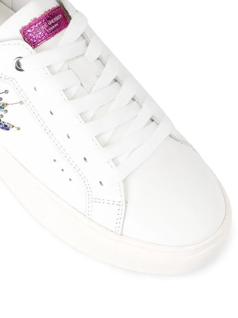 Kurt Geiger London sneakersy skórzane Lana Eye damskie kolor biały 4988610109