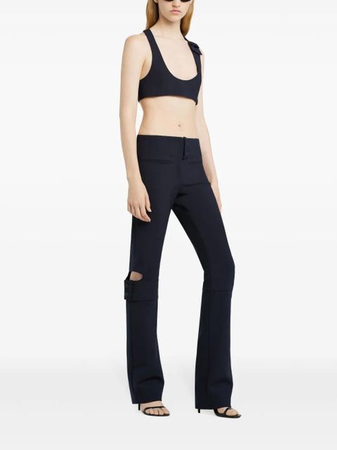 Courrèges buttoned tank top - Blue