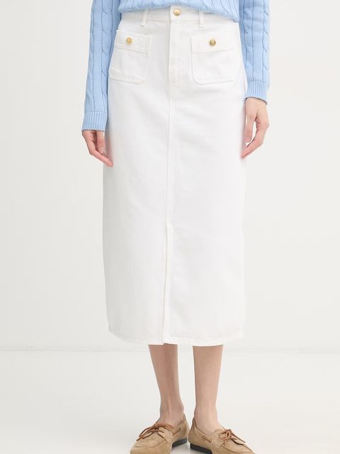 Tommy Hilfiger spódnica z rozcięciem jeansowa - zdjęcie produktu nr 2