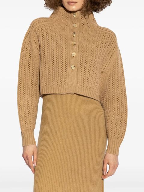 Max Mara Hodeida cropped sweater - Neutrals