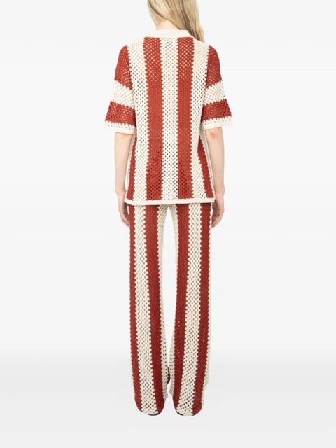 Zadig&Voltaire crochet-knit cardigan - Red