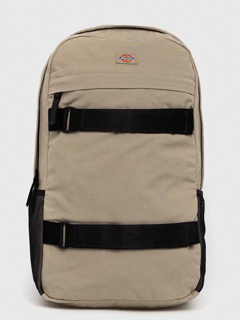 Dickies plecak kolor beżowy duży gładki - zdjęcie produktu nr 1