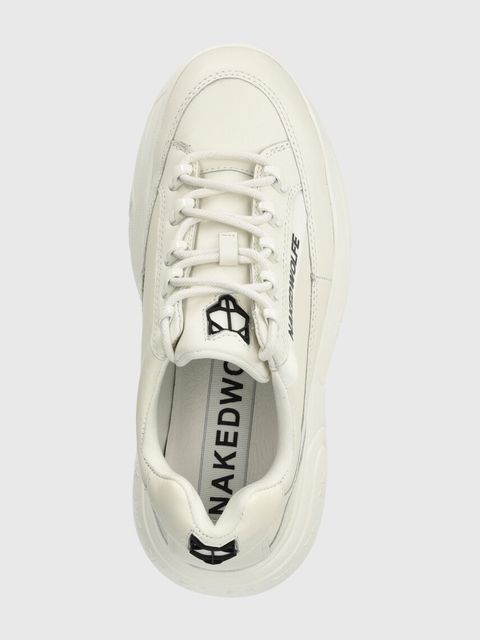 Naked Wolfe sneakersy skórzane Sprinter kolor biały