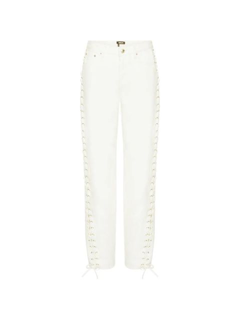 ROTATE BIRGER CHRISTENSEN laced jeans - White - zdjęcie produktu nr 1
