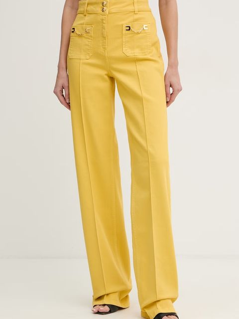 Elisabetta Franchi jeansy straight damskie - zdjęcie produktu nr 1