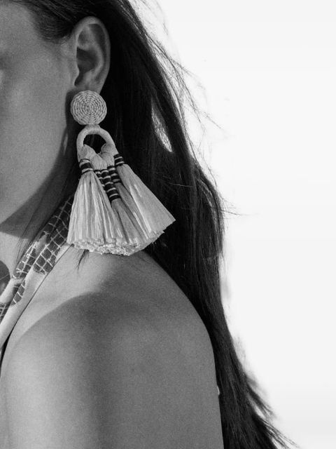 Johanna Ortiz tassel eternal existence earrings - Green - zdjęcie produktu nr 2