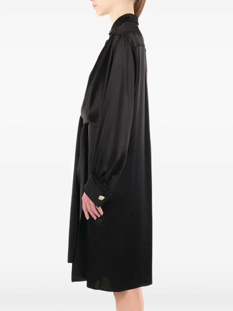 LOEWE knot-tie midi dress - Black