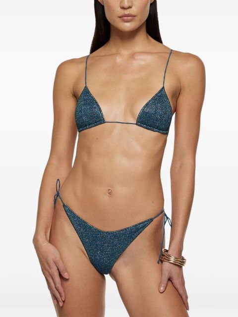 Oséree Lumière tie bikini - Blue