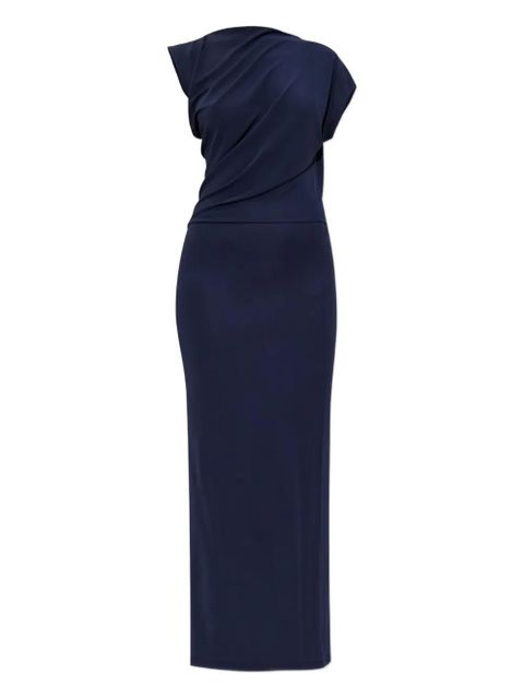 Cult Gaia Jona draped short-sleeve maxi dress - Blue - zdjęcie produktu nr 1