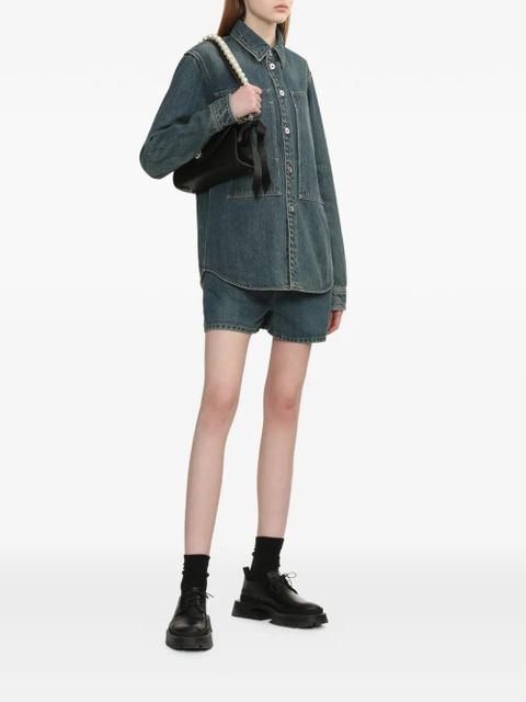 Simone Rocha Valentine leather shoulder bag - Black - zdjęcie produktu nr 2