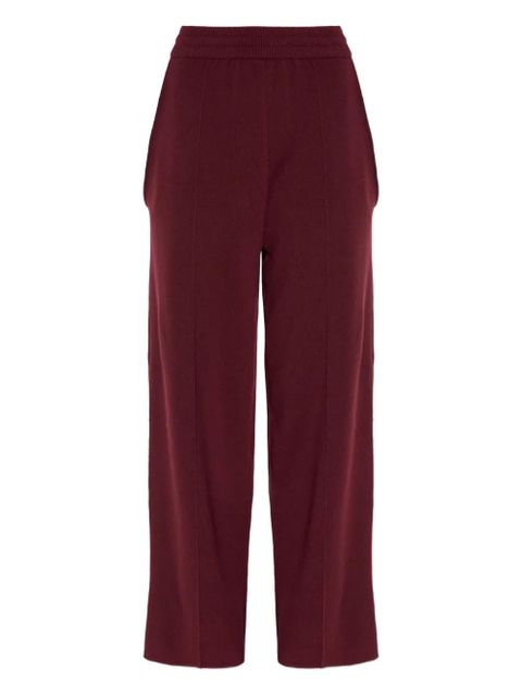 Lanvin elasticated-waistband wool-blend trousers - Red - zdjęcie produktu nr 1