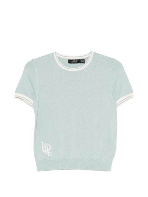 Lauren Ralph Lauren logo-motif short-sleeve T-shirt - Blue - zdjęcie produktu nr 1