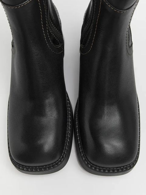 Miista botki Fabi damskie kolor czarny na słupku E8_3801 - zdjęcie produktu nr 2