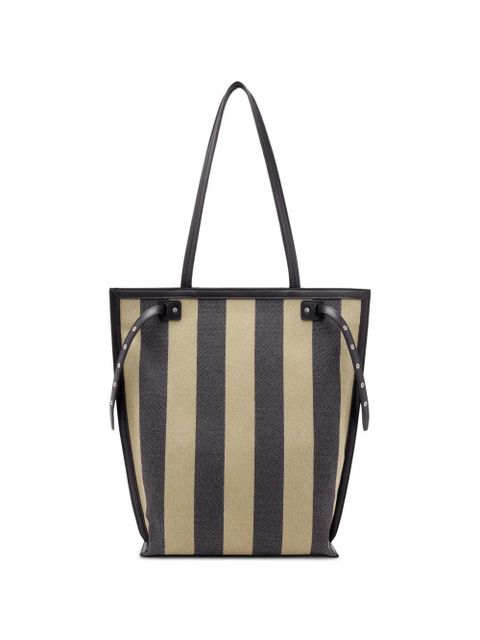 Proenza Schouler North South Days striped canvas tote bag - Green