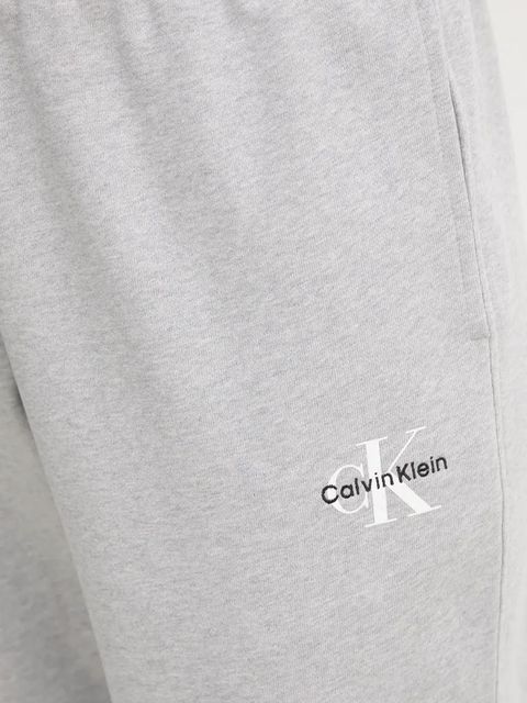 Calvin Klein Jeans spodnie dresowe damskie kolor szary gładkie LV047B235G - zdjęcie produktu nr 2