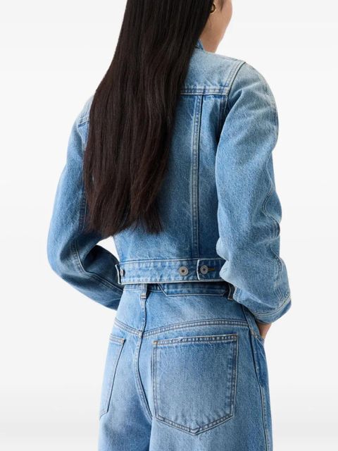 Jacquemus denim cropped jacket - Blue