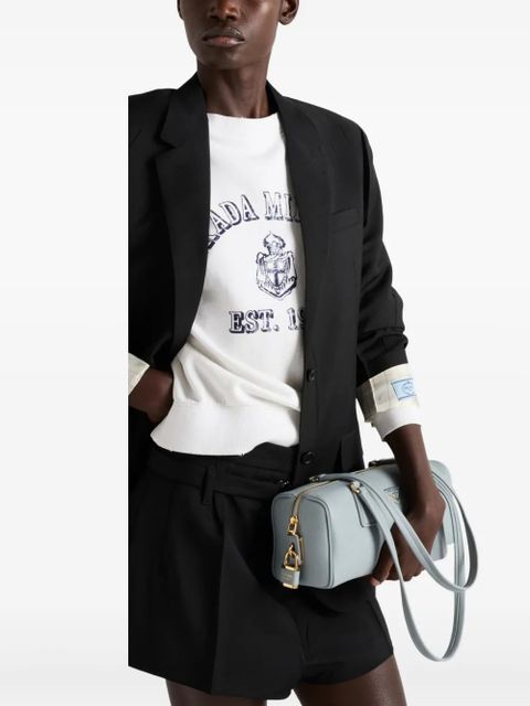 Prada belted tailored shorts - Black