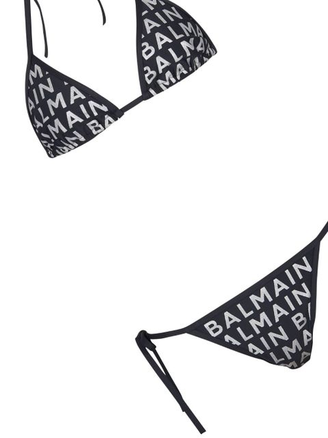 Balmain logo-print bikini set - Black - zdjęcie produktu nr 2