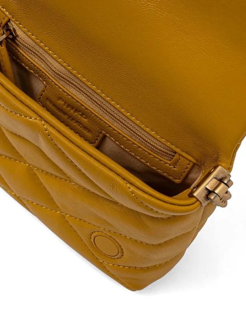 PINKO Love Click cross body bag - Yellow