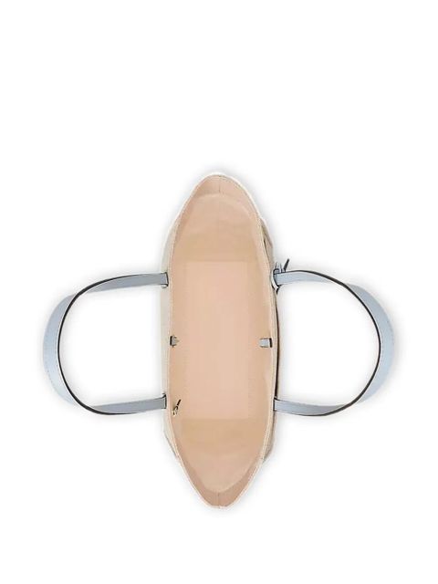 Lauren Ralph Lauren large Cameryn dog-embroidery tote bag - Neutrals