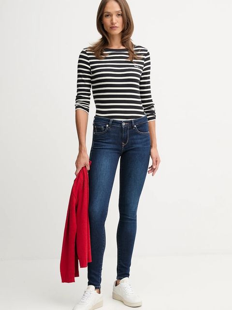 Pepe Jeans jeansy damskie kolor granatowy PL2045836FA - zdjęcie produktu nr 2