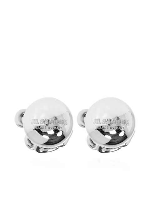 Jil Sander The coolest chain knot earrings - Silver