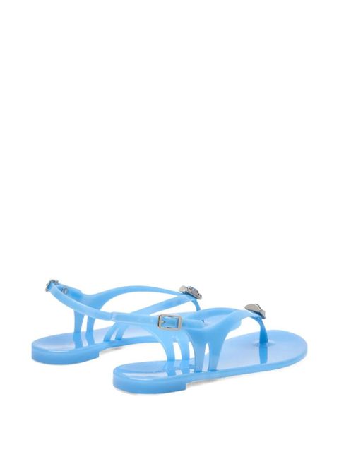Casadei Jelly buckle-detail flip-flop - Blue