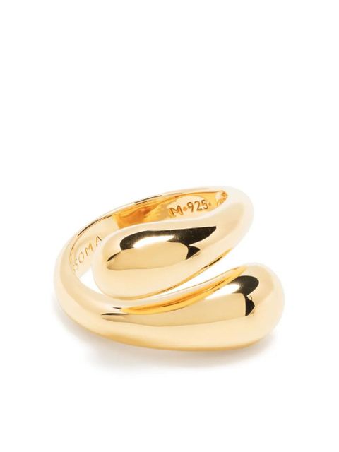 Missoma Savi crossover band ring - Gold - zdjęcie produktu nr 1