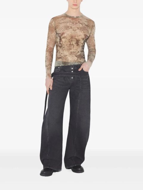 Jean Paul Gaultier mesh top - Neutrals - zdjęcie produktu nr 2