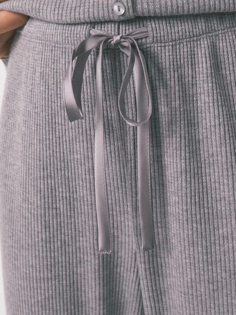 women'secret komplet piżamowy damska kolor szary 3792065