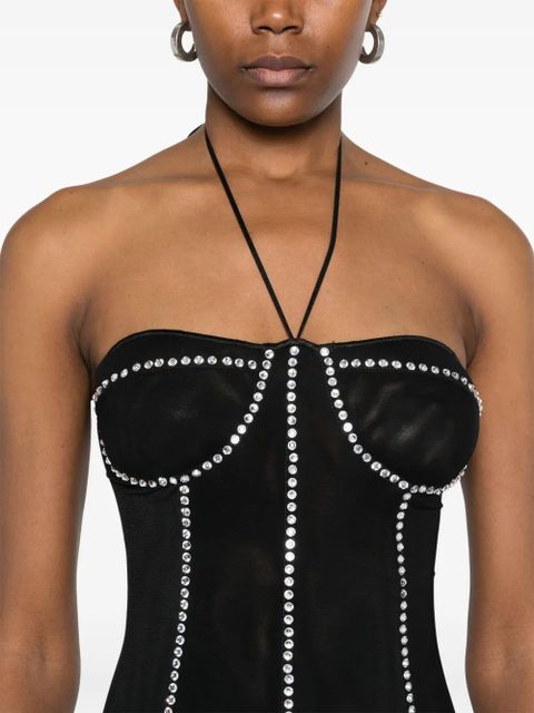 Oséree Gem midi dress - Black