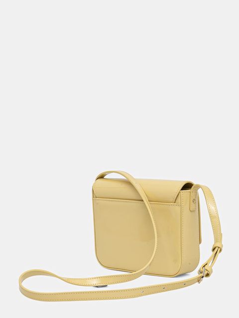 Patrizia Pepe torebka skórzana kolor żółty 8B0303 L125 - zdjęcie produktu nr 2