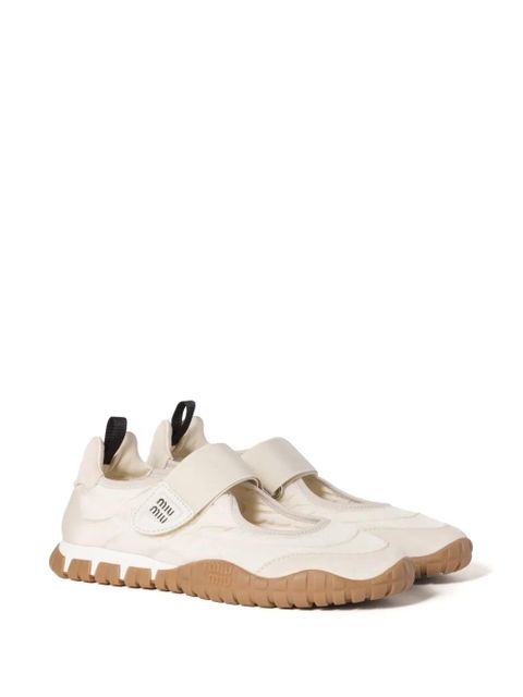 Miu Miu Tyre ballerina shoes - Neutrals - zdjęcie produktu nr 2