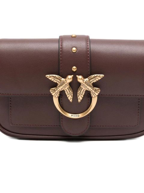 PINKO Love One Simply Pocket mini bag - Brown