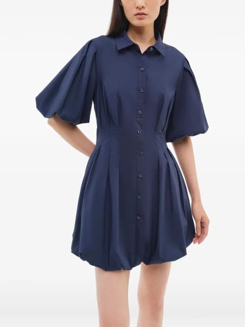 Simkhai Cleo balloon-sleeve mini dress - Blue