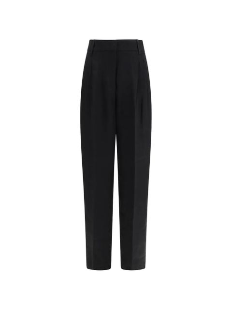 Max Mara linen tailored trousers - Black - zdjęcie produktu nr 1