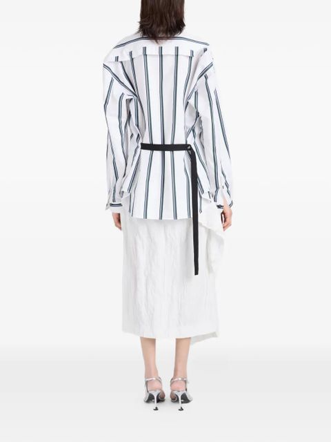 Proenza Schouler Alia striped shirt - White