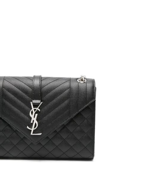 Saint Laurent medium Envelope shoulder bag - Black