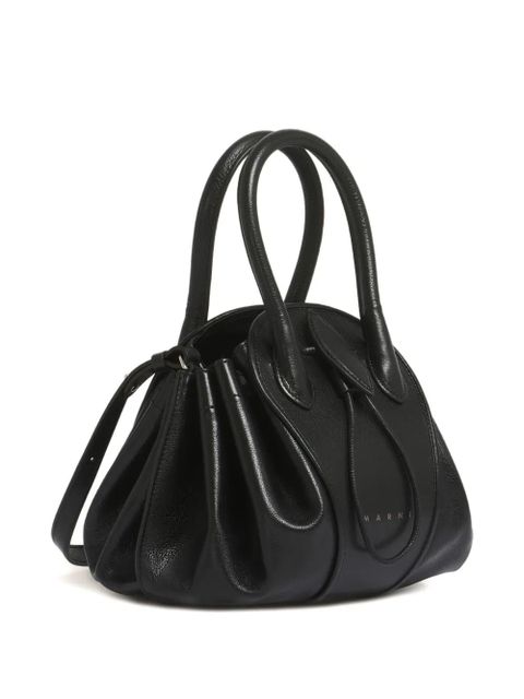 Marni tubular handle tulipea shoulder bag - Black - zdjęcie produktu nr 2