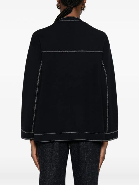 SANDRO long-sleeve cardigan - Blue