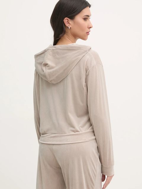 Juicy Couture bluza piżamowa LIV RIB VELOUR HOODIE
