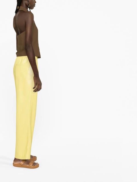 Nanushka Lorca faux-leather trousers - Yellow - zdjęcie produktu nr 2