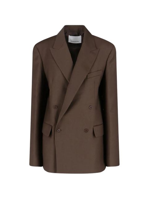 The Frankie Shop Newark double-breasted blazer - Brown - zdjęcie produktu nr 1
