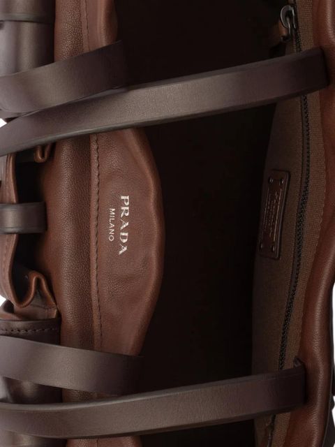 Prada Route pocket tote bag - Brown