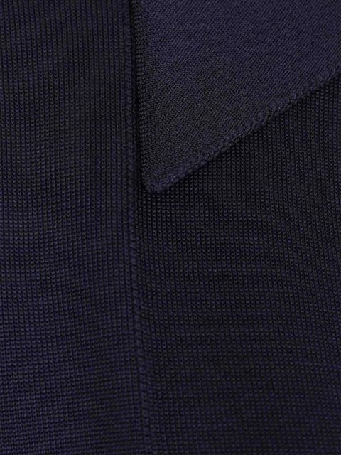 Jil Sander V-neck buttoned polo shirt - Blue - zdjęcie produktu nr 2