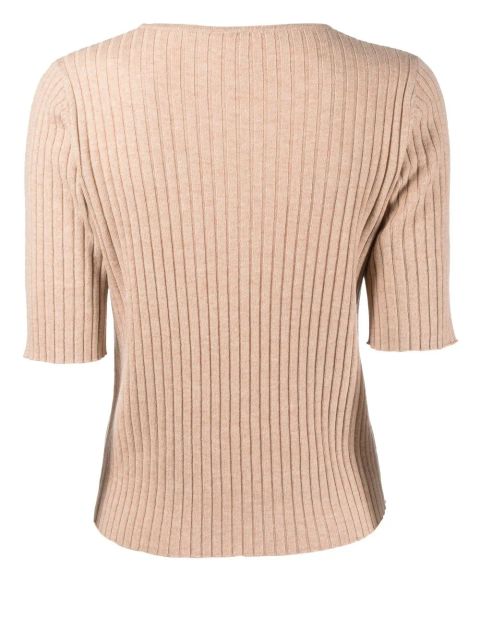 ERES Intime ribbed-knit top - Neutrals