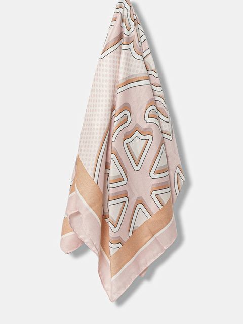 Guess chusta KEFIAH damska kolor różowy wzorzysta AW5342 POL03 - zdjęcie produktu nr 1