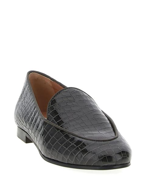 Aquazzura Guanto leather loafers - Black